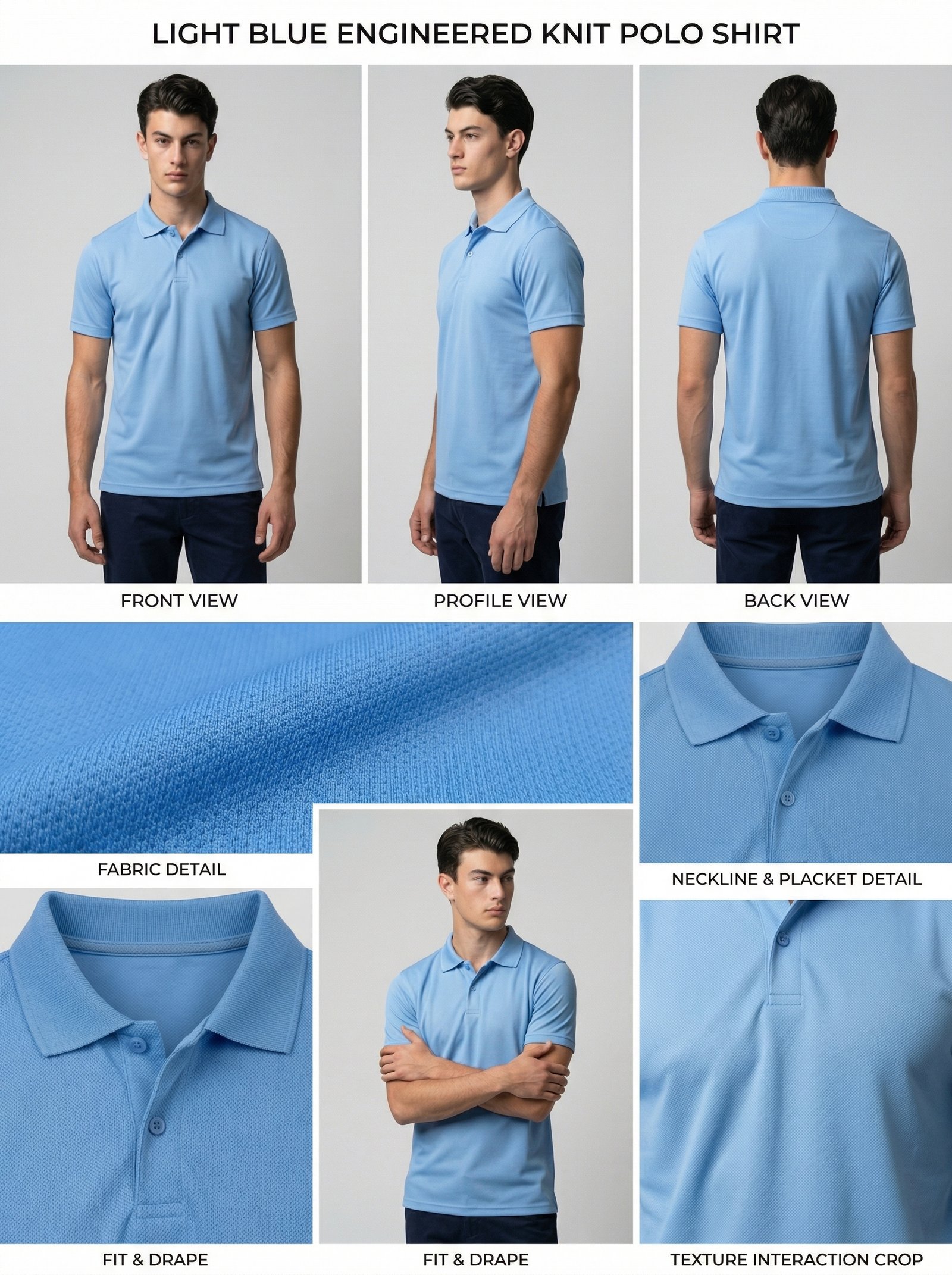 Dot Knit Polo