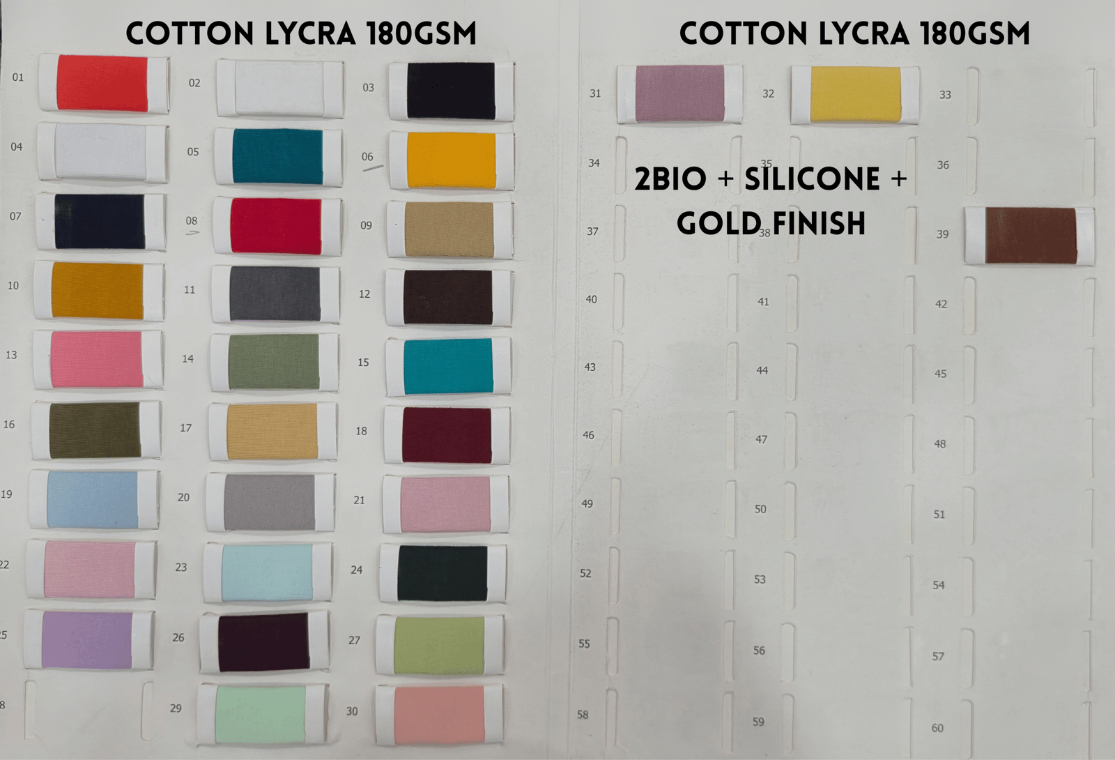 Cotton Lycra 180 GSM